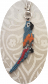sleutelhanger papegaai blauw
