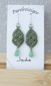 oorbellen groen jade