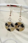 oorbellen zwart/wit(ying-yang)