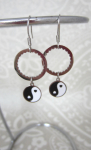 oorbellen ring yinyang