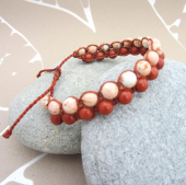armband kralen jaspis